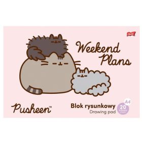 Pusheen cicás vázlatfüzet, A/4, 20 lap (663291)