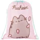 Pusheen cicás tornazsák, 42x32cm, rózsaszín
