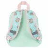 Pusheen cicás hátizsák, ovis, 28x23x10cm, mentazöld