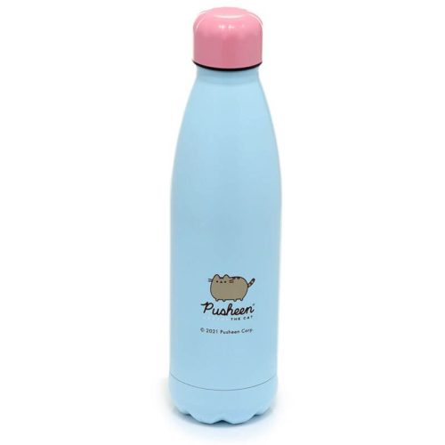 Pusheen cicás rozsdamentes acél thermo palack, 500 ml, ínyenc Pusheen macska