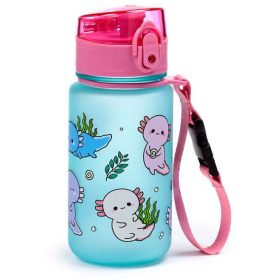 Axolotl kulacs, 350ml, kék-rózsaszín