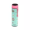 Pusheen cicás rozsdamentes acél thermo palack, digitális hőmérővel, 450 ml, Ínyenc Pusheen macska