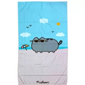 Pusheen cicás strandtörölköző, 180x85cm