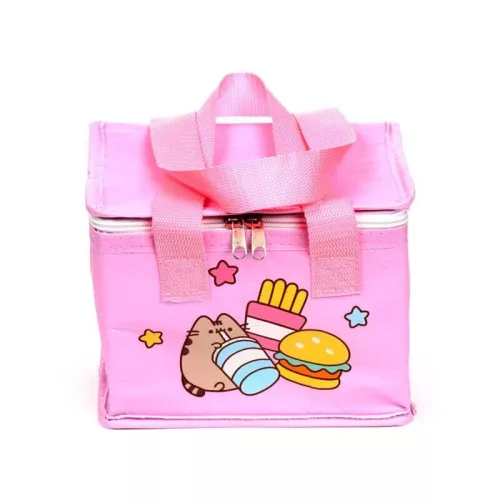Pusheen cicás uzsonnás táska, hűtőtáska, 20x17x13cm, Ínyenc Pusheen macska