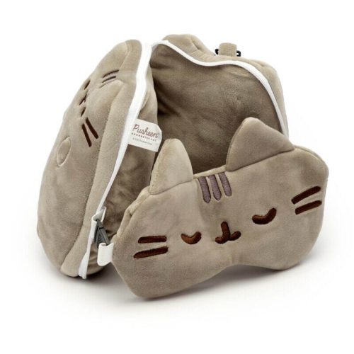 Pusheen cicás utazópárna szemmaszkkal, Relaxeazzz