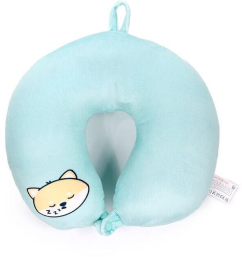 2 az 1-ben kifordítható utazópárna és plüss figura, Shuggs, a Shiba Inu kutya