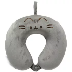   Pusheen cicás utazópárna, nyakpárna, memory foam, plüss RELAXEAZZZ