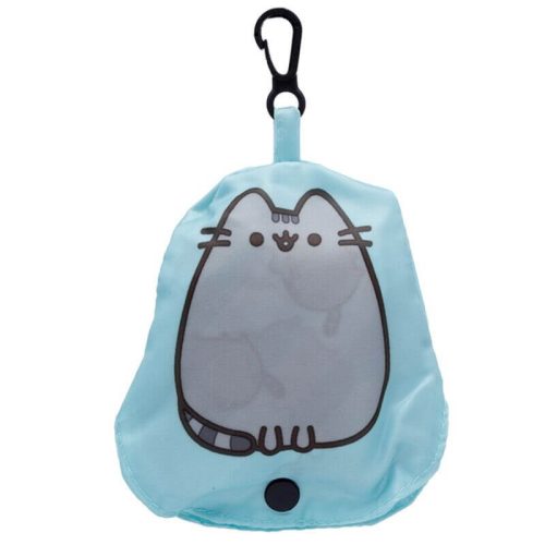 Pusheen cicás bevásárlótáska, összehajtható, 55x37cm (10x8x3cm), kétféle