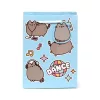 Pusheen cicás ajándéktáska, 23x17x9cm, közepes, Dance, kék