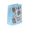 Pusheen cicás ajándéktáska, 23x17x9cm, közepes, Dance, kék