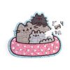 Pusheen cicás puzzle, 130 db-os, fa