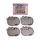 Pusheen cicás poháralátét szett, 4 db, parafa