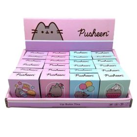   Pusheen cicás ajakbalzsam tégelyben, Pusheen Macska, 4 féle
