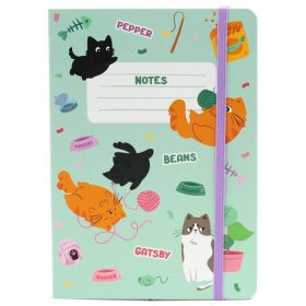 Cicás notesz, A/5, vonalas, Beans és Társai - Macskák