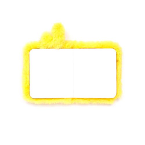 Kapibara napló csibés mini notesszel, A/5, vonalas, plüss borítóval