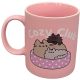 Pusheen cicás bögre, kerámia, 300 ml, Cozy Club
