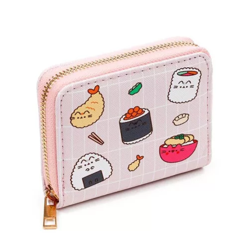 Pusheen cicás pénztárca, 9x11x2,5cm, Sushi Club, kétféle