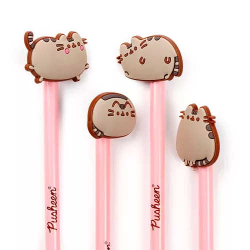 Pusheen cicás ceruza PVC figurával, Pusheen Macska, többféle