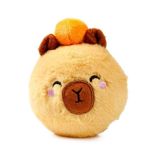 Pattogó plüss labda, kapibara fej, többféle változat