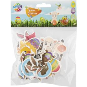 Dekorgumi, öntapadós húsvéti figurák, kb. 30 db-os