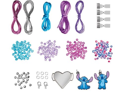 Stitch karkötőkészítő készlet charmokkal