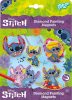 Stitch gyémántfestés szett 6 db formával, mágnesek és kulcstartó