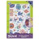 Stitch matricás füzet, A/5, 8 lapos