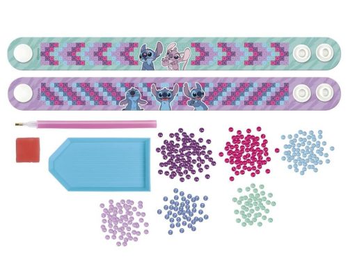 Stitch gyémántfestés szett, karkötők (2 db/szett)