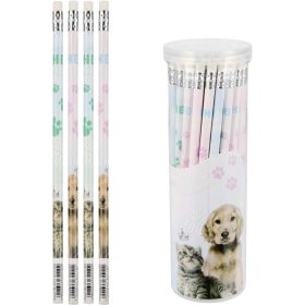 Cicás-kutyás grafitceruza radírral, HB, 1 db