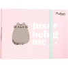 Pusheen cicás spirál notesz kemény tartóban, 15x19cm, Majewski (661853)