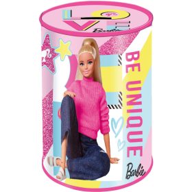 Barbie persely és ceruzatartó, kerek