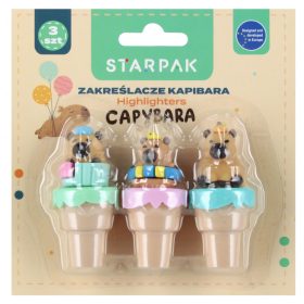 Kapibara szövegkiemelő, 3 színnel