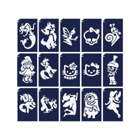 Sablonok, közepes, 15 db-os, lányos mese szett (CTMS-0074)