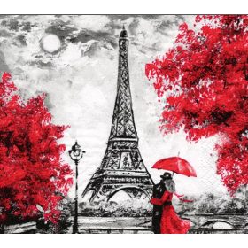   Ti-Flair Szalvéta 33X33 cm 3 Rétegű 20 lap/Csomag LAmour á Paris 373434 Ősz