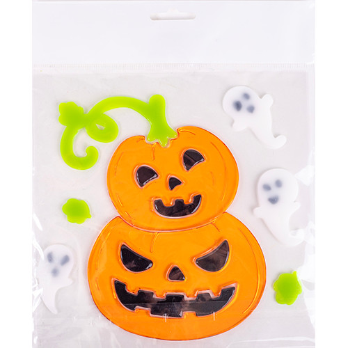 Ablakzselé 25x20 cm halloween tökök