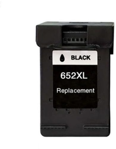 HP 652 fekete utángyártott tintapatron (F6V25A)