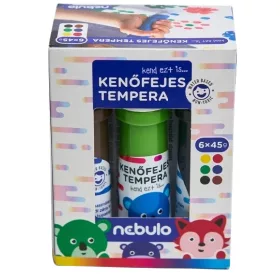 Tempera NEBULO kenőfejes 6db-os készlet 45 ml