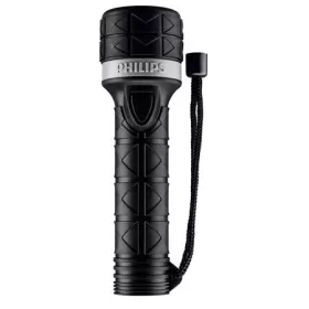 Elemlámpa, LED, 2xAA, gumi borítás, PHILIPS