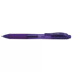   Zseléstoll, 0,35 mm, nyomógombos, PENTEL "EnerGelX BL107", lila
