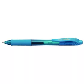   Zseléstoll, 0,35 mm, nyomógombos, PENTEL "EnerGelX BL107", világoskék
