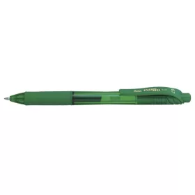   Zseléstoll, 0,35 mm, nyomógombos, PENTEL "EnerGelX BL107", zöld