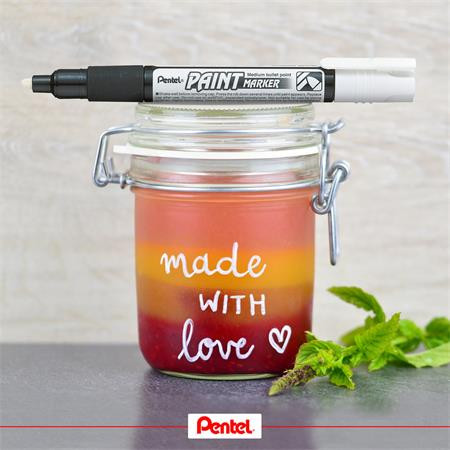 Lakkmarker, 2 mm, kúpos, PENTEL "MMP20", zöld