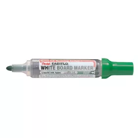   Táblamarker, 6 mm, kúpos hegy, PENTEL "Easyflo", zöld