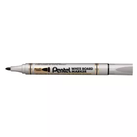 Táblamarker, 4,2 mm, kúpos hegy, PENTEL, fekete