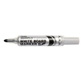   Táblamarker, 2,5 mm, kúpos, PENTEL "Maxiflo MWL5M", fekete
