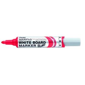   Táblamarker, 2,5 mm, kúpos, PENTEL "Maxiflo MWL5M", piros