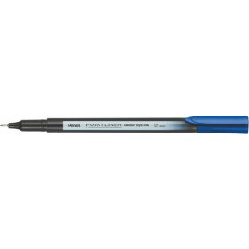 Tűfilc, 0,4 mm, PENTEL "Pointliner", sötétkék