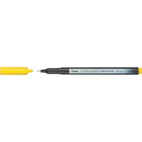 Tűfilc, 0,4 mm, PENTEL "Pointliner", citromsárga