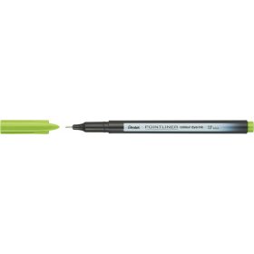 Tűfilc, 0,4 mm, PENTEL "Pointliner", almazöld