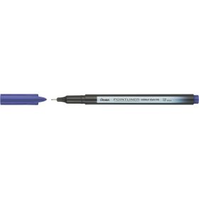 Tűfilc, 0,4 mm, PENTEL "Pointliner", sötétlila
